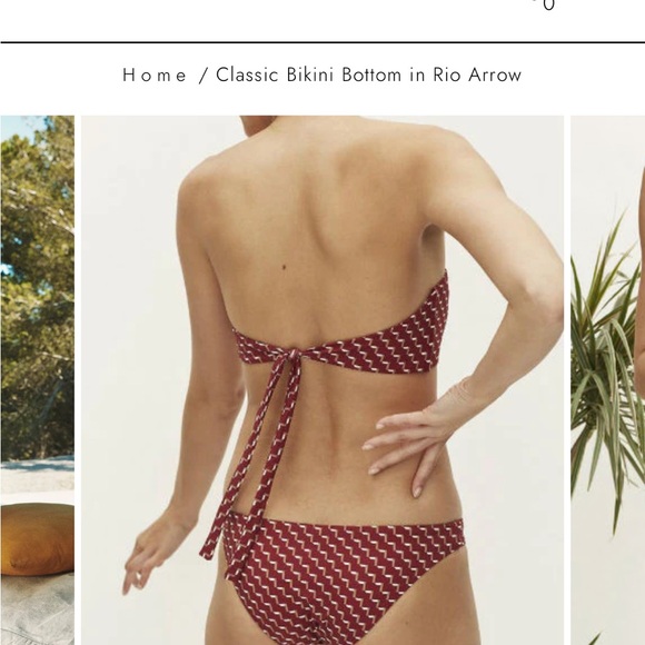 Patterned Bikini Bottom - Picture 5 of 5